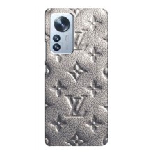 Текстурный Чехол Louis Vuitton для Сяоми ми 12 лайт (Бежевый ЛВ)
