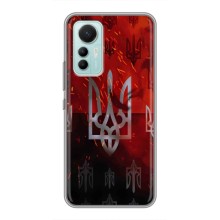 Украинские Чехлы для Xiaomi Mi 12 Lite с картинкой УПА (AlphaPrint) (ГЕРБ УПА)