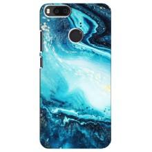 Мраморный чехол на Xiaomi Mi A1/ Mi 5X (VPrint) – Голубой мрамор