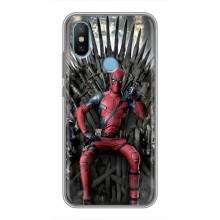 Чехлы Фильмы для Сяоми Ми6Х (VPrint) – Дэдпул на троне