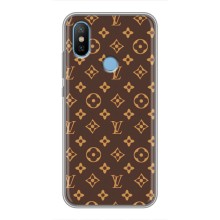 Чохли Луі Вітон для Xiaomi Mi6X (AlphaPrint - LOUIS VUITTON) (фон LOUIS VUITTON)