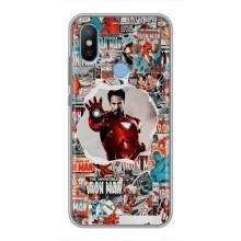Чехлы с героями Марвел Xiaomi Mi6X (VPrint) – Айронмен