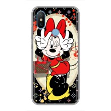 Чехол Disney Mouse Xiaomi Mi6X (PREMIUMPrint) (Минни peace)