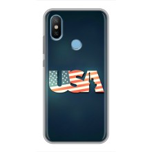 Чохол Прапор USA для Xiaomi Mi6X