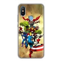 Чохол МАРВЕЛ для Сяомі Мі6Х (AlphaPrint) – Герої Марвел