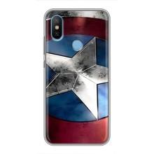 Чохол МАРВЕЛ для Сяомі Мі6Х (AlphaPrint) – Щит Капітана Америки