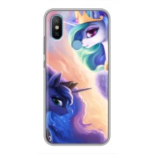 Чехол для Сяоми Ми6Х - (Единорожки - Новинки) (AlphaPrint) (Единорожки)