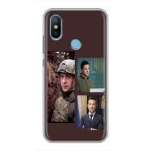 Чехол для Xiaomi Mi6X (AlphaPrint - с принтом Зеленского) – Президент