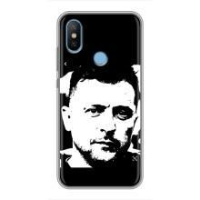 Чехол для Xiaomi Mi6X (AlphaPrint - с принтом Зеленского) – Зеленский АРТ