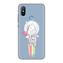 Чехол Unicorn на Xiaomi Mi6X – Единорог космонавт