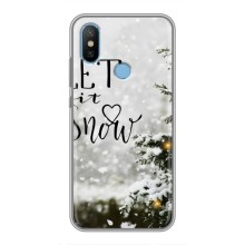 Новорічні, Святкові Чохли для Xiaomi Mi6X - 2024 год – Let it snow