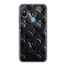 Текстурный Чехол Louis Vuitton для Сяоми Ми6Х – Черный ЛВ