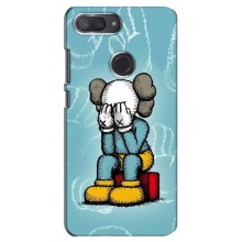 Чехлы для Xiaomi Mi 8 Lite - Bearbrick Louis Vuitton (PREMIUMPrint) (Плач Bearbrick)