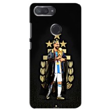 Чехлы для Xiaomi Mi 8 Lite (Leo чемпион) (AlphaPrint) (Месси Король)