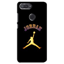 Чохли для Xiaomi Mi 8 Lite - з картинкою JORDAN (AlphaPrint) (Jordan Gold)