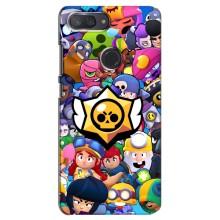 Чехол для Xiaomi Mi 8 Lite Бравл Старс (VPrint) – Лого Brawl Stars