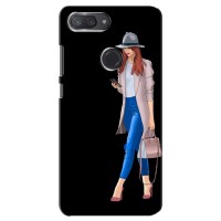 Чехол с картинкой Модные Девчонки Xiaomi Mi 8 Lite (Девушка со смартфоном)
