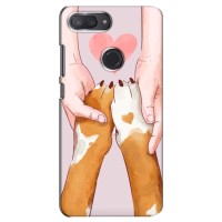 Чехол (ТПУ) Милые собачки для Xiaomi Mi 8 Lite (Любовь к собакам)