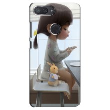 Дівчачий Чохол для Xiaomi Mi 8 Lite (ДІвчина з іграшкою)