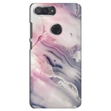 Мраморный чехол на Xiaomi Mi 8 Lite (VPrint) (Пурпурный Мрамор)