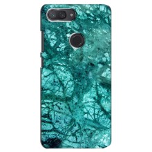 Мраморный чехол на Xiaomi Mi 8 Lite (VPrint) (Зеленый мрамор)