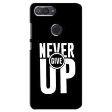 Силиконовый Чехол на Xiaomi Mi 8 Lite с картинкой Nike (Never Give UP)