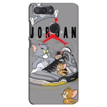 Силиконовый Чехол Nike Air Jordan на Сяоми Ми 8 Лайт – Air Jordan