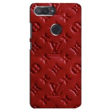 Текстурный Чехол Louis Vuitton для Сяоми Ми 8 Лайт – Красный ЛВ
