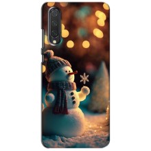 Чехлы на Новый Год Xiaomi Mi 9 Lite – Снеговик праздничный