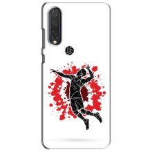 Чехлы с принтом Спортивная тематика для Xiaomi Mi 9 Lite (Волейболист)