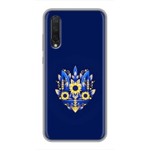 Чохли для Xiaomi Mi 9 Lite Укр. Символіка (AlphaPrint) (Квітковий Герб)