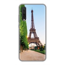 Чехол Эйфелева Башня для Xiaomi Mi 9 Lite - (AlphaPrint) (Дорога в Париж)