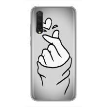 Чохол з принтом для Xiaomi Mi 9 Lite (AlphaPrint - Знак сердечка)