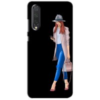 Чехол с картинкой Модные Девчонки Xiaomi Mi 9 Lite (Девушка со смартфоном)