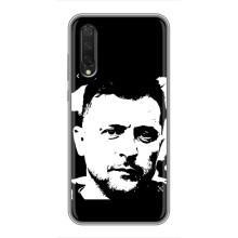 Чехол для Xiaomi Mi 9 Lite (AlphaPrint - с принтом Зеленского) – Зеленский АРТ