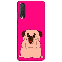 Чехол (ТПУ) Милые собачки для Xiaomi Mi 9 Lite (Веселый Мопсик)