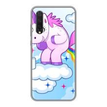 Чехол Unicorn на Xiaomi Mi 9 Lite (Радуга единорожка)