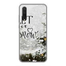 Новогодние, Праздничные Чехлы для Xiaomi Mi 9 Lite - 2024 год (Let it snow)