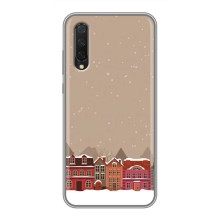 Новогодние, Праздничные Чехлы для Xiaomi Mi 9 Lite - 2024 год (Зимний город)