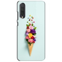 Чохли з тематикою "КВІТИ" на Xiaomi Mi 9 Lite (Квітка-морозиво)
