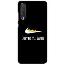 Силиконовый Чехол на Xiaomi Mi 9 Lite с картинкой Nike – Later