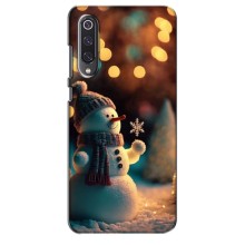 Чехлы на Новый Год Xiaomi Mi 9 SE (Снеговик праздничный)