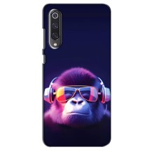 Чехол с Обезьянами Xiaomi Mi 9 SE - (AlphaPrint) (Стильная обезьяна)