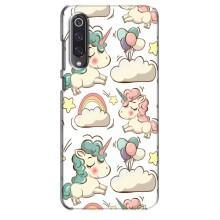 Чехол для Ксяоми Ми 9 СЕ - (Единорожки - Новинки) (AlphaPrint) (Единорожки)