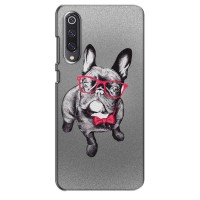 Чехол (ТПУ) Милые собачки для Xiaomi Mi 9 SE – Бульдог в очках