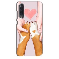 Чехол (ТПУ) Милые собачки для Xiaomi Mi 9 SE – Любовь к собакам