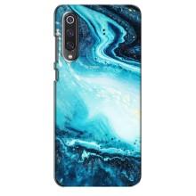 Мраморний чехол на Xiaomi Mi 9 SE (VPrint) (Блакитний мрамор)