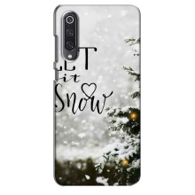 Новогодние, Праздничные Чехлы для Xiaomi Mi 9 SE - 2024 год (Let it snow)