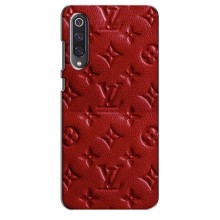 Текстурный Чехол Louis Vuitton для Сяоми Ми 9 СЕ (Красный ЛВ)
