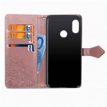 Кожаный чехол (книжка) Art Case с визитницей для Xiaomi Mi A2 Lite / Xiaomi Redmi 6 Pro – Розовый